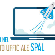 Schermata di benvenuto al nuovo sito SPAL realizzato da Cema Next